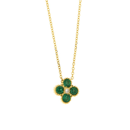 NECKLACE  GOLD 750 & PRECIOUS STONES - 96806