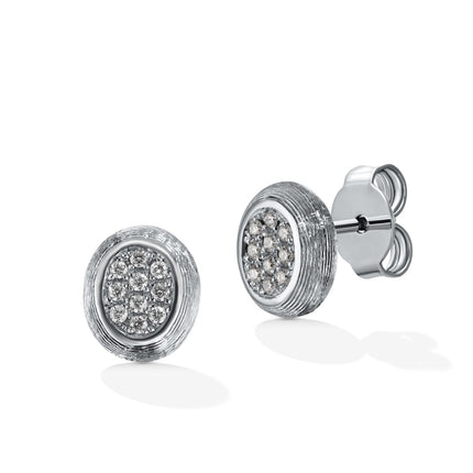 EARRINGS WHITE GOLD 750 & PRECIOUS STONES - 96838