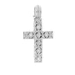 CROSS WHITE GOLD 750 & PRECIOUS STONES