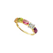 RING  GOLD 750 & PRECIOUS STONES