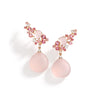 EARRINGS PINK GOLD 750 & PRECIOUS STONES  - 96889