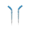 EARRINGS WHITE GOLD 750 & PRECIOUS STONES  - 97054