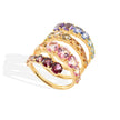 RING  GOLD 750 & SEMIPRECIOUS STONES