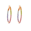 EARRINGS  GOLD 750 & SEMIPRECIOUS STONES  - 97065