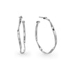 EARRINGS WHITE GOLD 750   - 97138