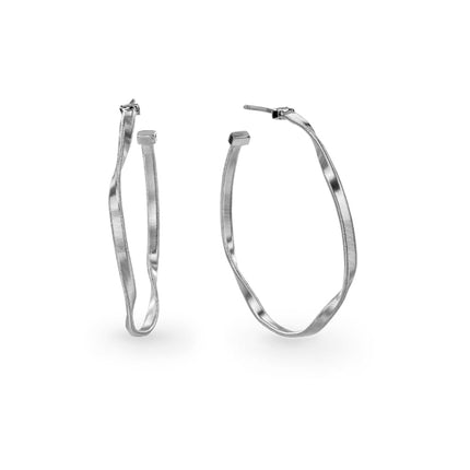 EARRINGS WHITE GOLD 750 - 97138