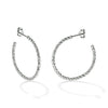 EARRINGS WHITE GOLD 585   - 97284