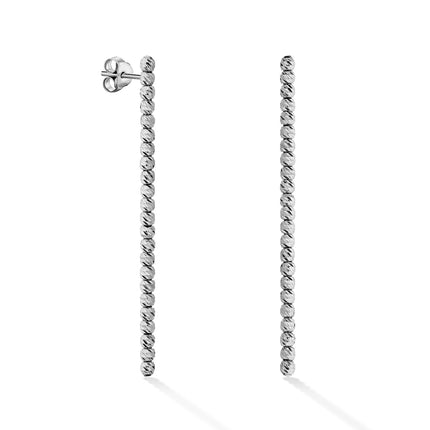EARRINGS WHITE GOLD 585 - 97297