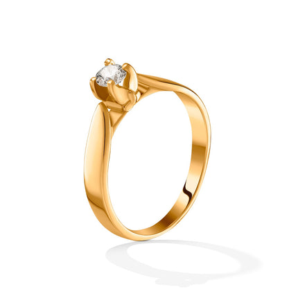 RING PINK GOLD 750 & PRECIOUS STONES - 97336