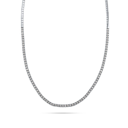 NECKLACE WHITE GOLD 750 & PRECIOUS STONES - 97357 - Availability: Immediately