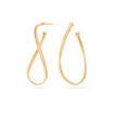 EARRINGS GOLD 18K NO OR SYNTHETIC STONES - 97466