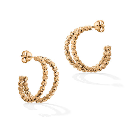 EARRINGS PINK GOLD 585 - 97471