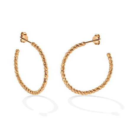EARRINGS PINK GOLD 585 - 97474
