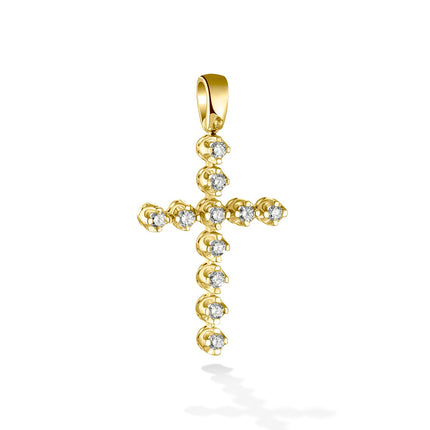 CROSS  GOLD 750 & PRECIOUS STONES - 97603