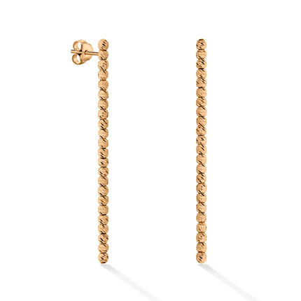 EARRINGS PINK GOLD 585 - 97605