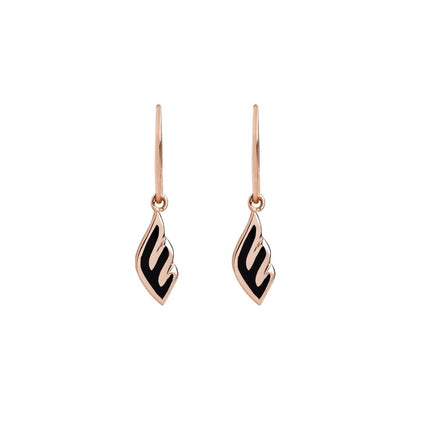 EARRINGS PINK GOLD 375 - 97909