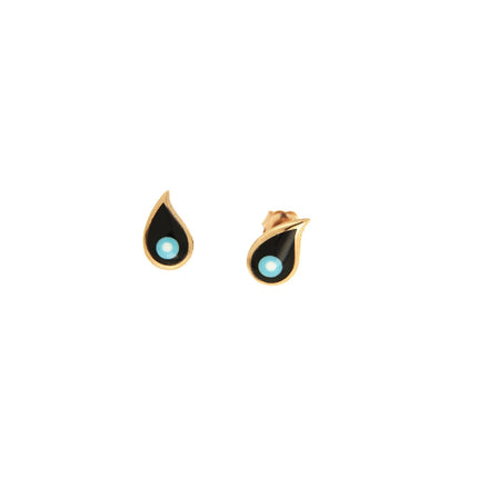 EARRINGS PINK GOLD 375 - 97988