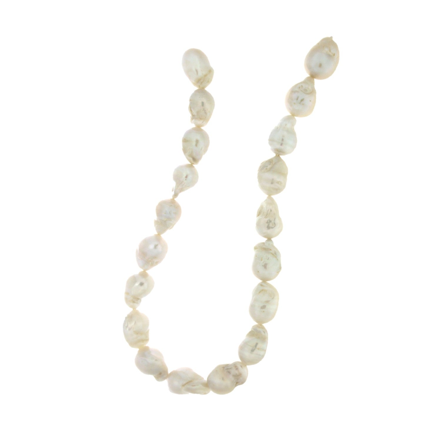 NECΚLACE WHITE BAROQUE PEARLS  - 98064