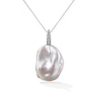 PENDANT WHITE GOLD 750 & PEARLS  - 98115