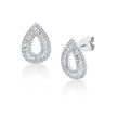 EARRINGS WHITE GOLD 750 & PRECIOUS STONES  - 98174