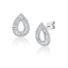 EARRINGS WHITE GOLD 750 & PRECIOUS STONES  - 98174