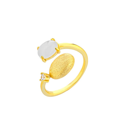 RING YELLOW SILVER 925 & C.Z. - 98269