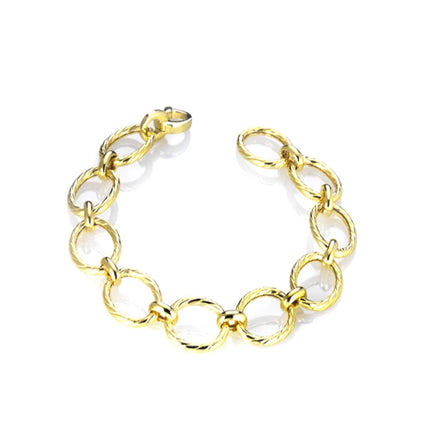 BRACELET YELLOW SILVER 925