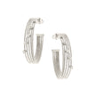 EARRINGS  SILVER 925 & C.Z.  - 98285