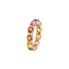 RING PINK GOLD 750 & PRECIOUS STONES  - 98349