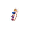 RING PINK GOLD 750 & PRECIOUS STONES