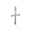 CROSS WHITE GOLD 750 & PRECIOUS STONES