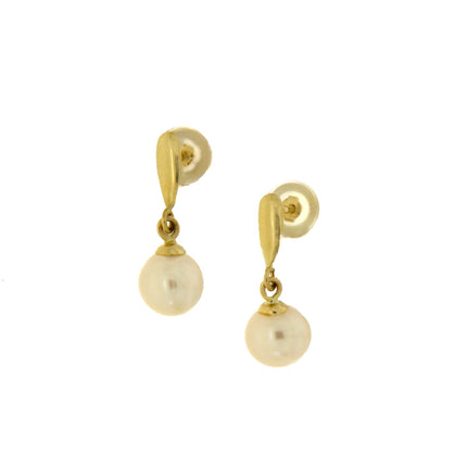 EARRINGS  GOLD 585 & PEARLS - 98419