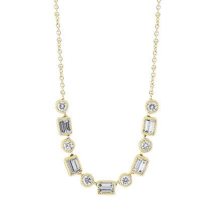NECKLACE  GOLD 750 & PRECIOUS STONES - 98483