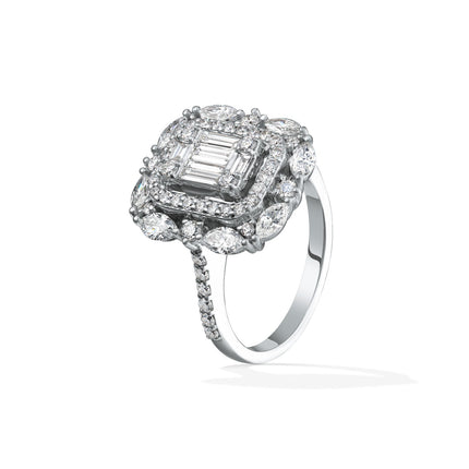 RING  GOLD 750 & PRECIOUS STONES - 98496