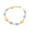 BRACELET YELLOW SILVER 925 & SEMIPRECIOUS STONES  - 98504