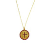 NECKLACE YELLOW SILVER 925 & SYNTHETIC STONES - 98560