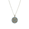 NECKLACE  SILVER 925 & SYNTHETIC STONES - 98563