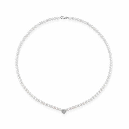 NECKLACE  WHITE GOLD 750 & PRECIOUS STONES - 98655