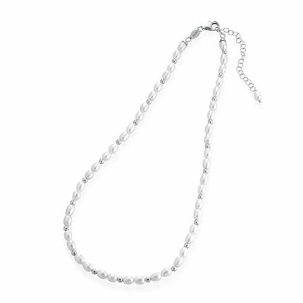 NECKLACE  SILVER 925 & PEARLS - 98664