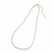 NECKLACE YELLOW SILVER 925 & PEARLS  - 98665