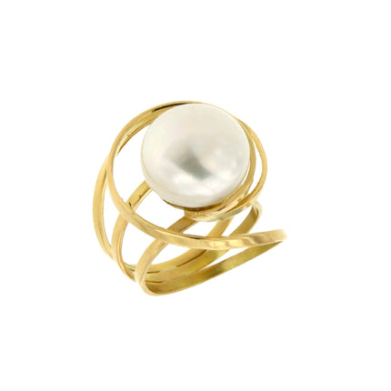 RING  GOLD 750 & PEARL - 98671