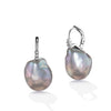 EARRINGS WHITE GOLD 750 & PRECIOUS STONES  - 98686