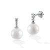 EARRINGS WHITE GOLD 750 & PRECIOUS STONES  - 98697