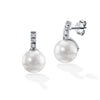 EARRINGS WHITE GOLD 750 & PRECIOUS STONES  - 98705