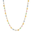 NECKLACE YELLOW SILVER 925 & SEMIPRECIOUS STONES  - 98711