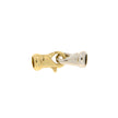 CLASP YELLOW & WHITE GOLD 585   - 98826