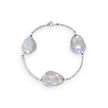 BRACELET WHITE GOLD 750 & PEARLS  - 98827