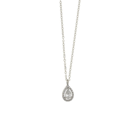 NECKLACE WHITE GOLD 585 & C.Z. - 98866