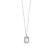 NECKLACE WHITE GOLD 585 & C.Z.  - 98870