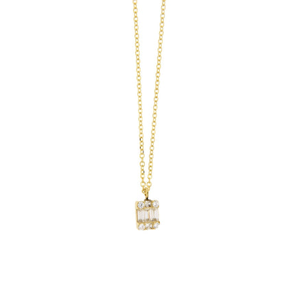 NECKLACE  GOLD 585 & C.Z. - 98874
